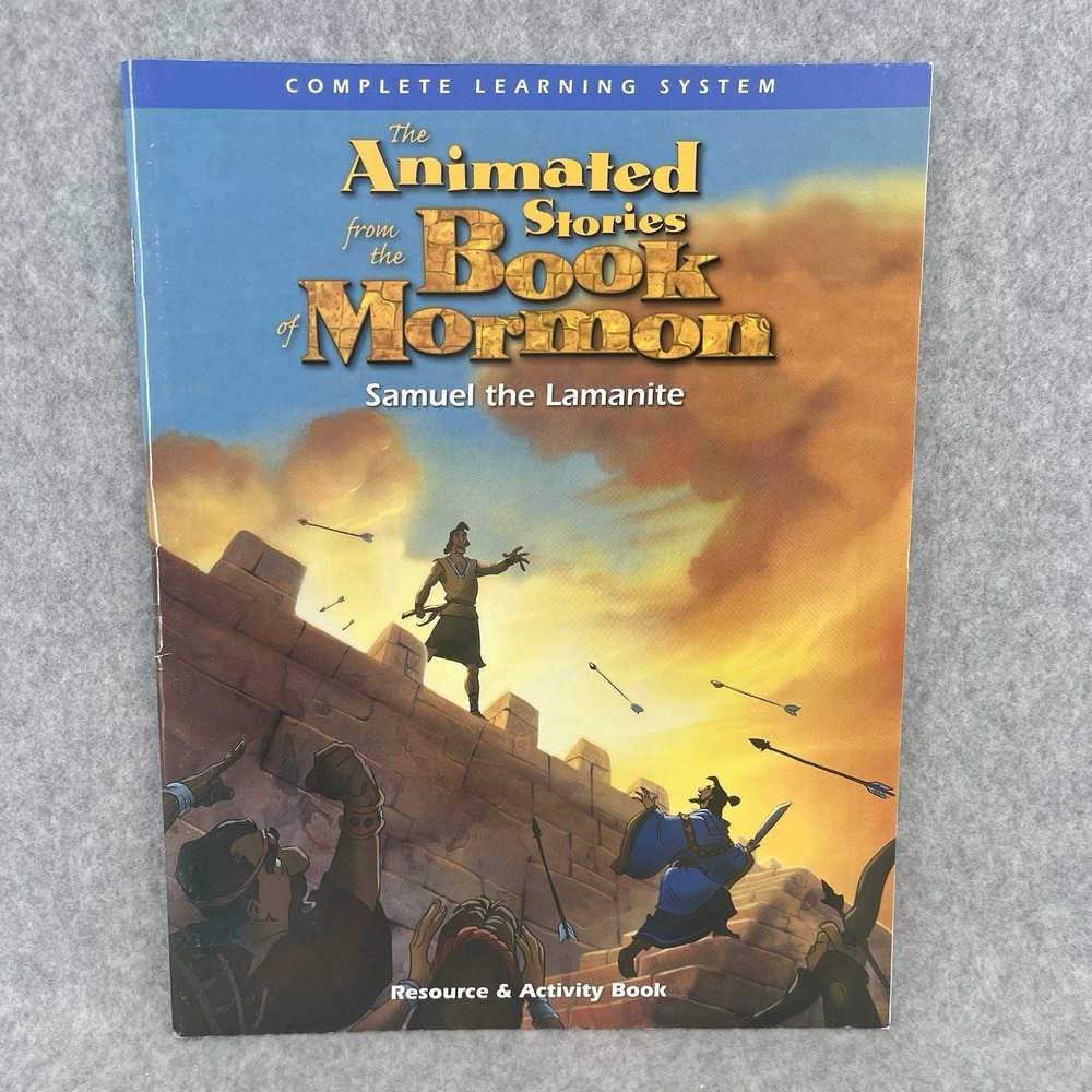 Book Of Mormon Activity Books Lot 6 Animated Stories Coloring Religious LDS Kids - Picture 4 of 16